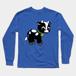 Cute Baby Cow Calf Long Sleeve T-Shirt